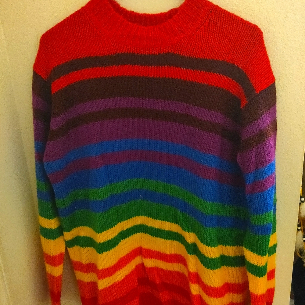 Asos rainbow sweater